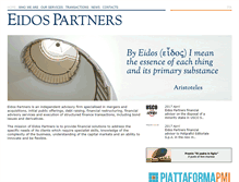 Tablet Screenshot of eidospartners.com